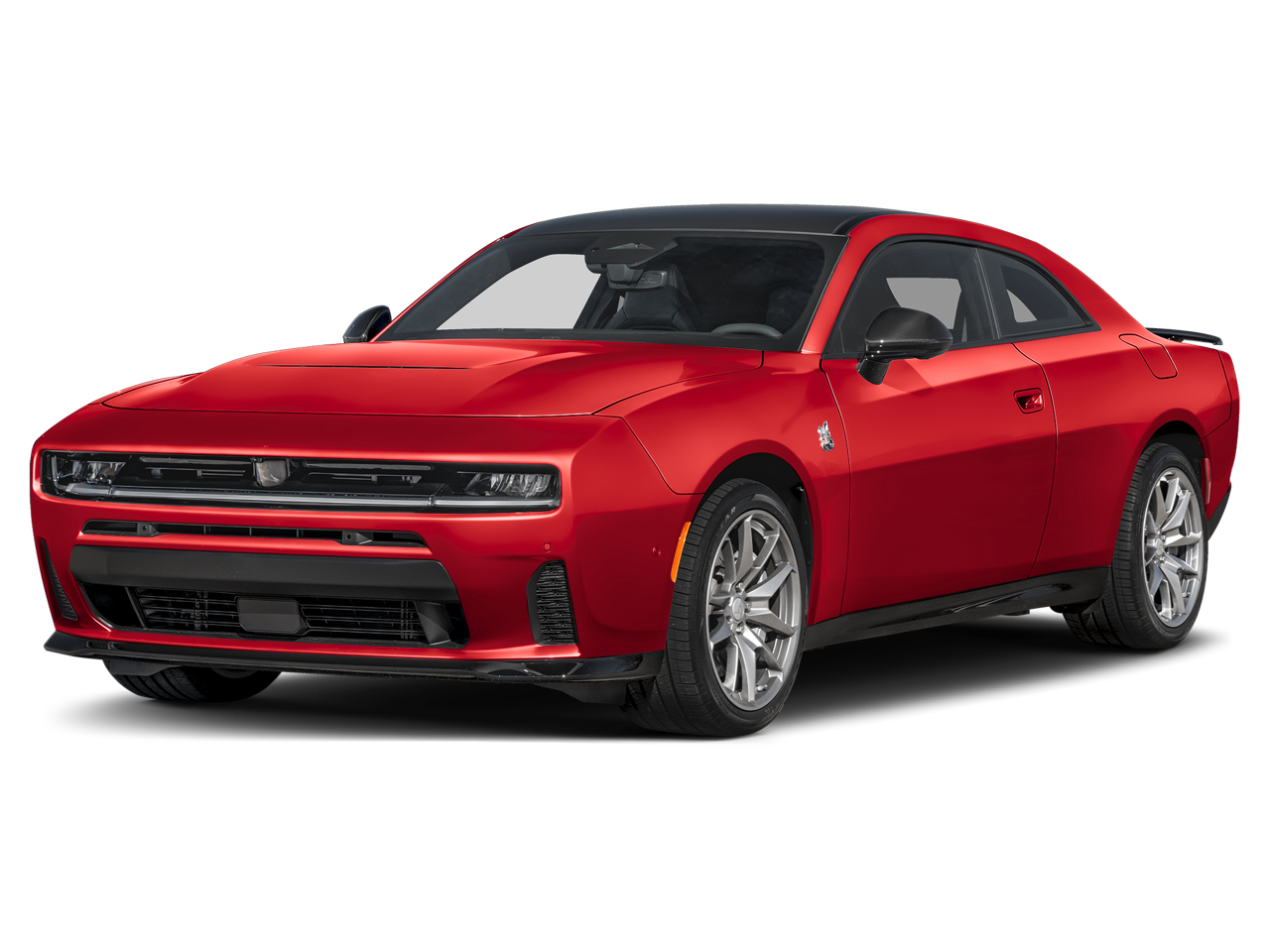 2026 Dodge Charger CHARGER SCAT PACK PLUS 2-DOOR AWD in Redeye Exterior Paint — front three-quarter view